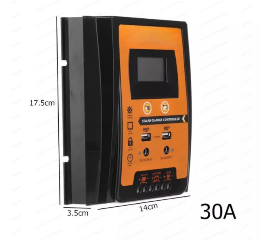 0A 50A 70A جهاز التحكم بالطاقة الشمسية 12V24V بطارية متوافقة مع شاحن الطاقة الشمسية #6