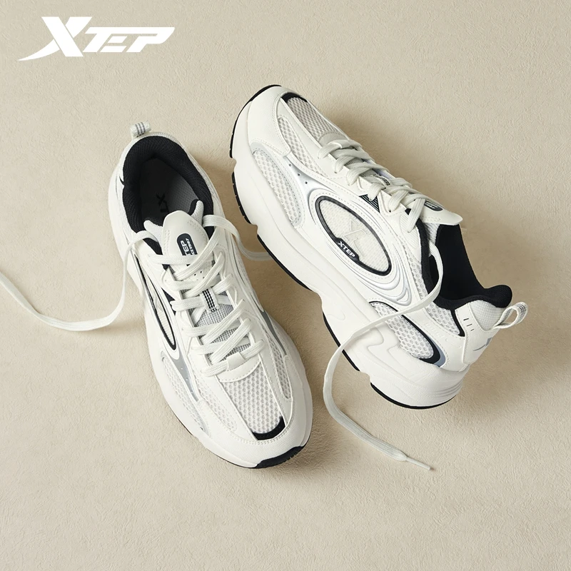 Xtep Capsule Shoes For Men 2024 Autumn Street Style Fashion Casual Shoes Durability Increase Comfortable Sneakers 876319320018