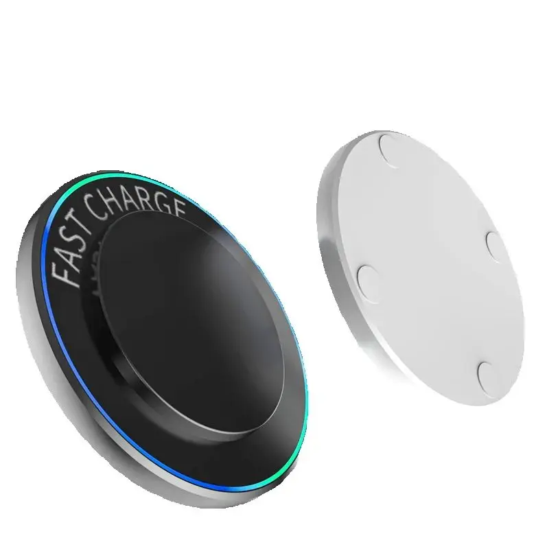 

Wireless Charger Pad Mini LED Light Desk Stand For iPhone 17 16 15 14 Pro Max Samsung S25 Xiaomi AirPos Pro Fast Charger Station