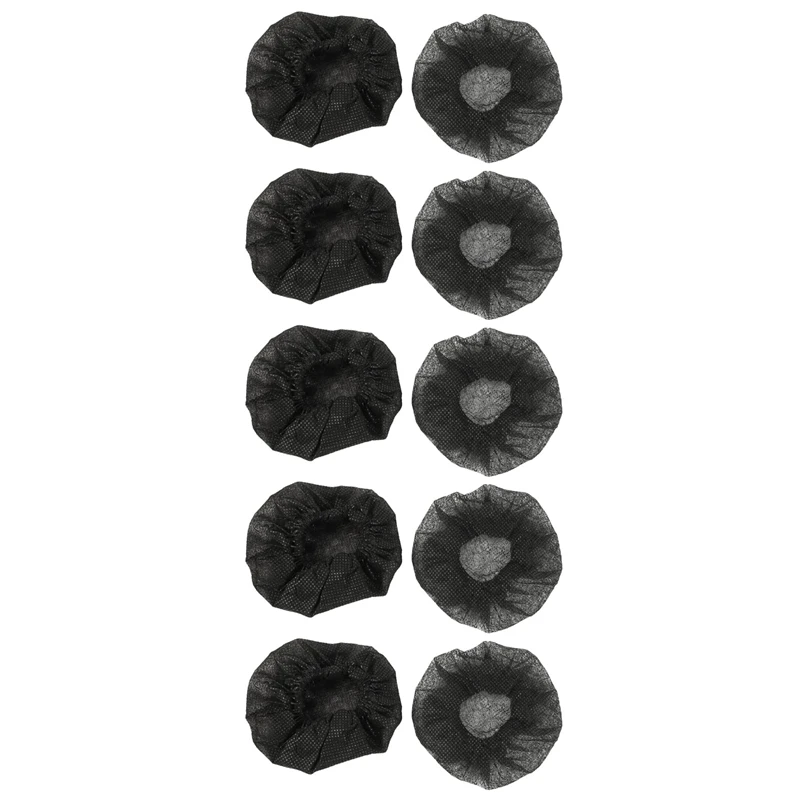 

RISE-1000 Pcs Black Disposable Microphone Covers Karaoke Anti-Splash Mic Cover Dust-Proof Accessories