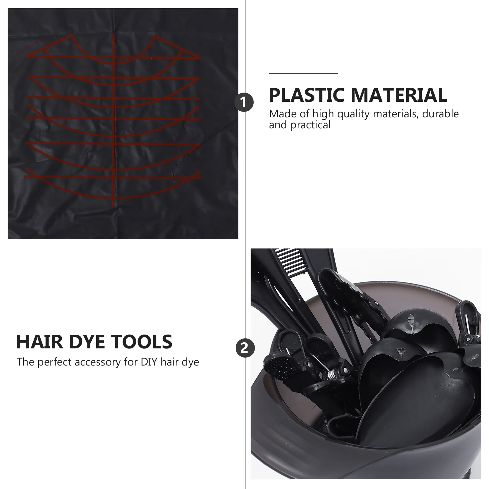 32 قطعة مجموعة أدوات صبغ الشعر المحمولة صالون تلوين الشعر يسلط الضوء على فرشاة الصبغ التلوين اكسسوارات الاستخدام المنزلي #1