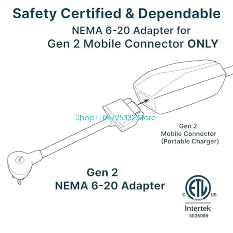 P5EA Nema 14-50 Adapter Mobile Portable Charging Adapter Outlet For Electric Vehicle Charging Adapter Safety Accessories