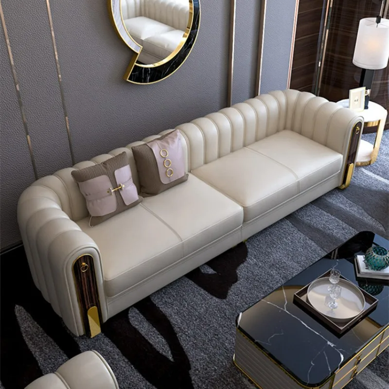 

Style Modern Sofa Royal Living Room Sofa American Home Leisure Furniture Leather Sofa Set Luxury