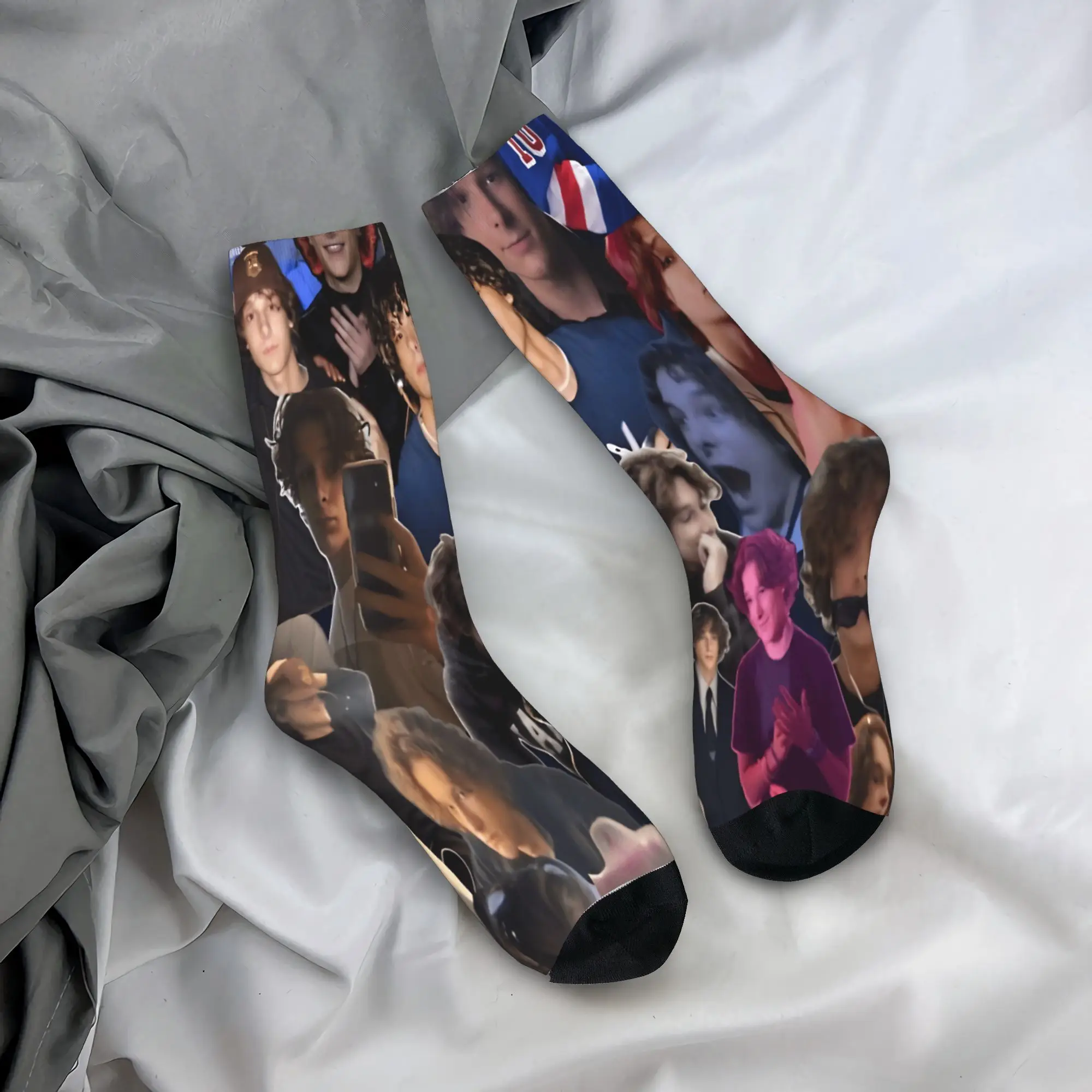 ميسون لهم الجوارب جوارب الموضة للجنسين الرجال عالية الجودة تسلق الجوارب الخريف الرسم مكافحة العرق الجوارب