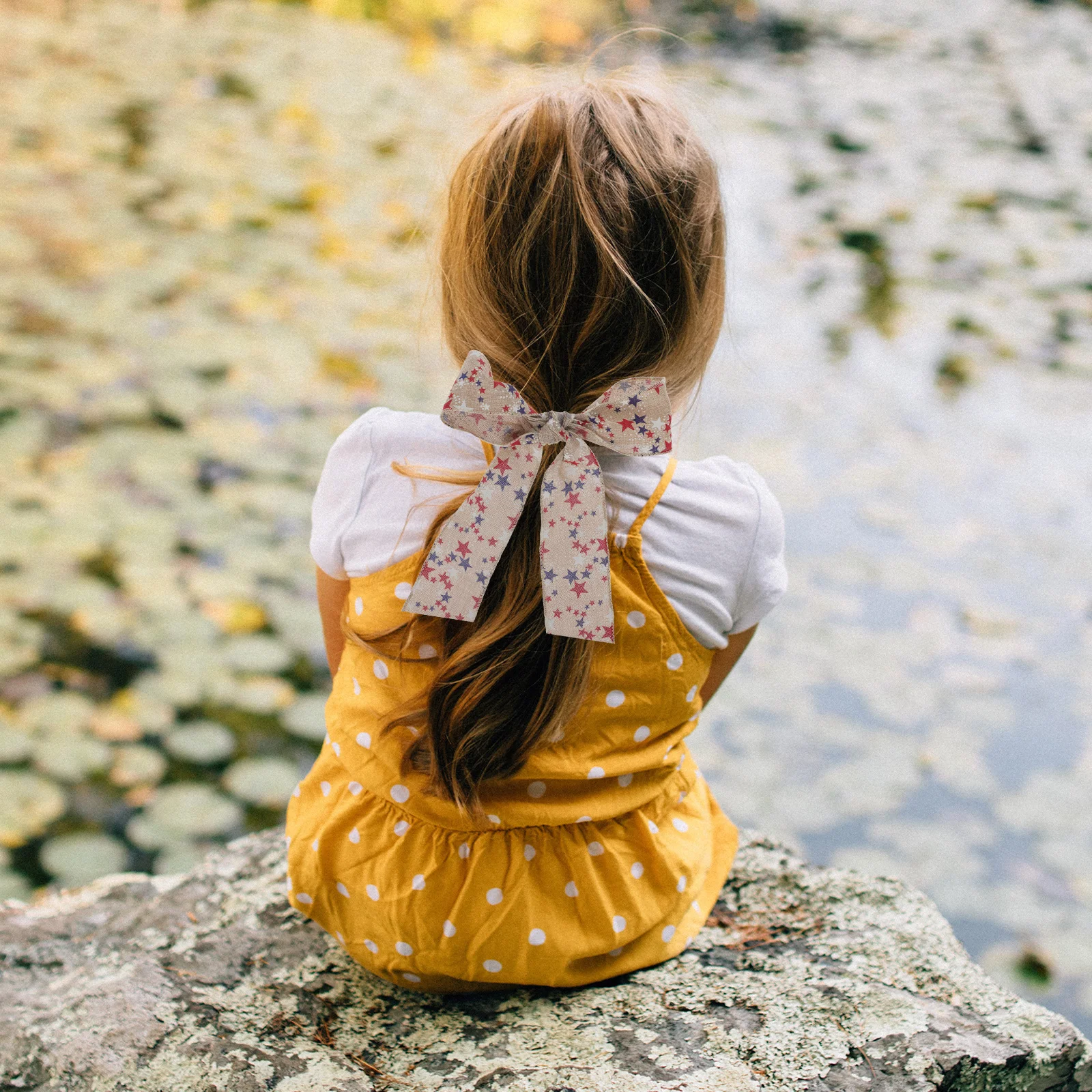 

2 Rolls Red White Blue Ribbon Stars Design Usa Theme Ribbon for Gift Packaging DIY Crafts Birthday Party Decoration