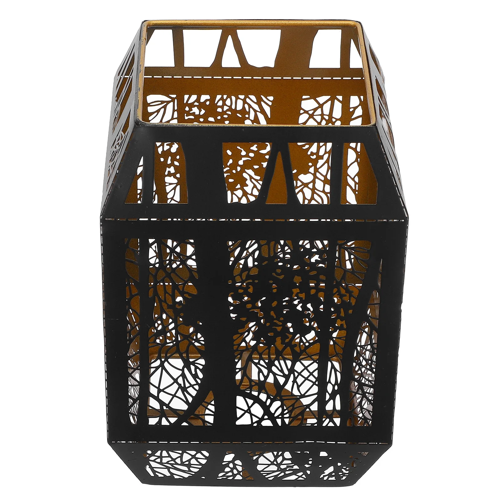 

Intricate Iron Tree Shadow Lampshade 4.2cm E27 Lamp Holder Jungle Motif Metal Decorative Light Cover Ambient Lighting for Home