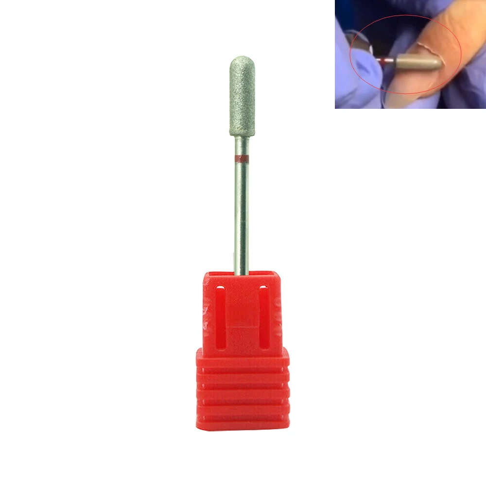 1Pcs Big Diamond Milling Cutters For Manicure Rotary Nail Drill Bit Eletric Pedicure Machine Equipment Cuticle Remove Tools