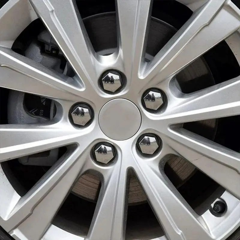 20Pcs Car Wheel Nut Caps Bolt Rims Special Socket Auto Hub Screw Cover Protection Car Styling Exterior Decoration 17/19/21mm