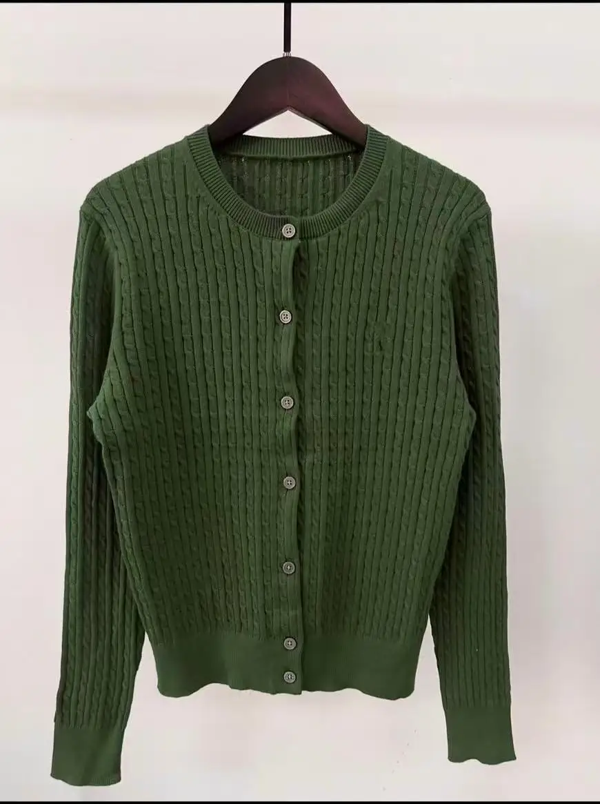 

Choice Women Sweater Autumn Winter O-Neck Basic Grace Cardigan Knitwear Pearl Button Soft Warm Sweater