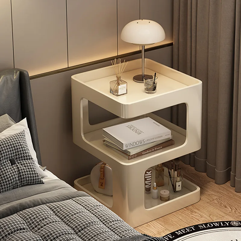 

Metal Bedside Table Small Creative Design 2025 Hot Trend Non Toxic Nightstand for Home Bedroom