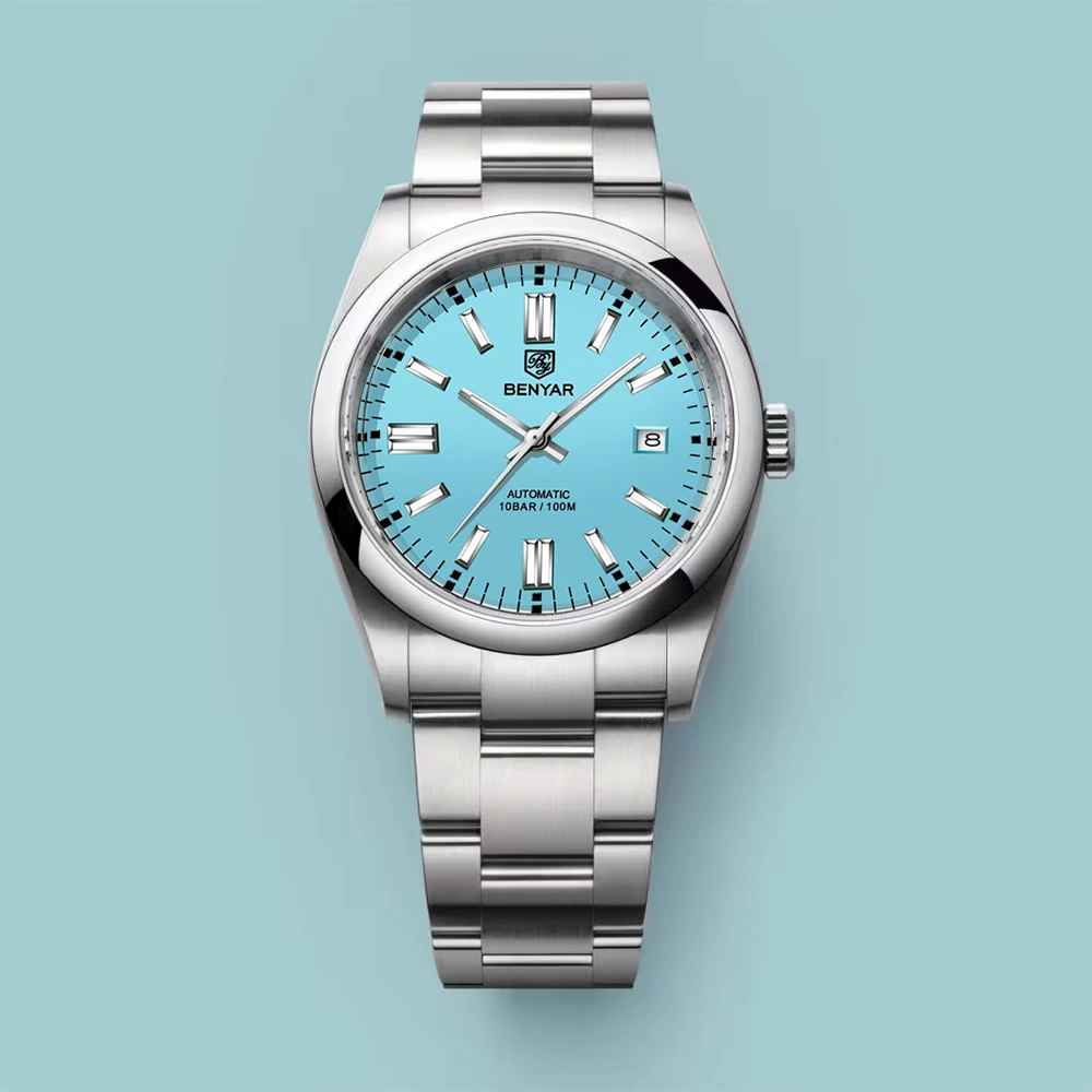 

Hot selling BENYAR Luxury Leisure Sports Watch Mechanical Automatic Watch 100MWaterproof StainlessSteel Luminous Watches for Men