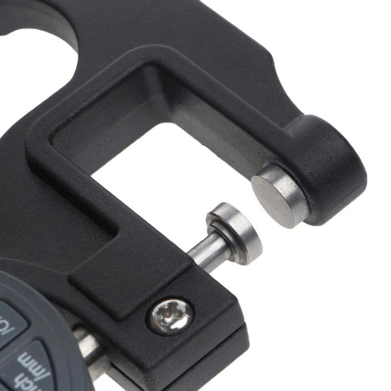 0-12,7 mm elektronische micrometer digitale diktemeter meter 0,01 mm dieptetester, 0,01 mm precisie diktemeter dieptetester