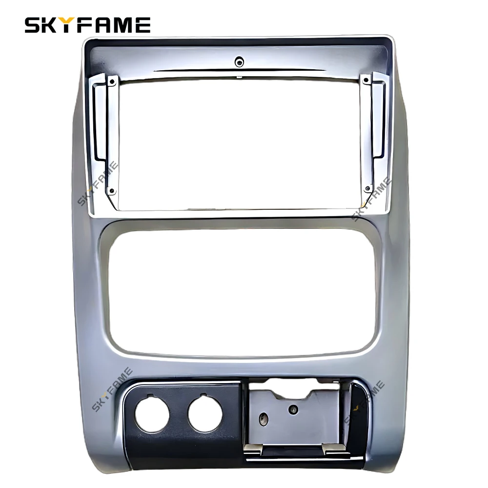 SKYFAME Car Frame Fascia Adapter Canbus Box Decoder Android Radio Dash Fitting Panel Kit For Jeep Liberty Cherokee
