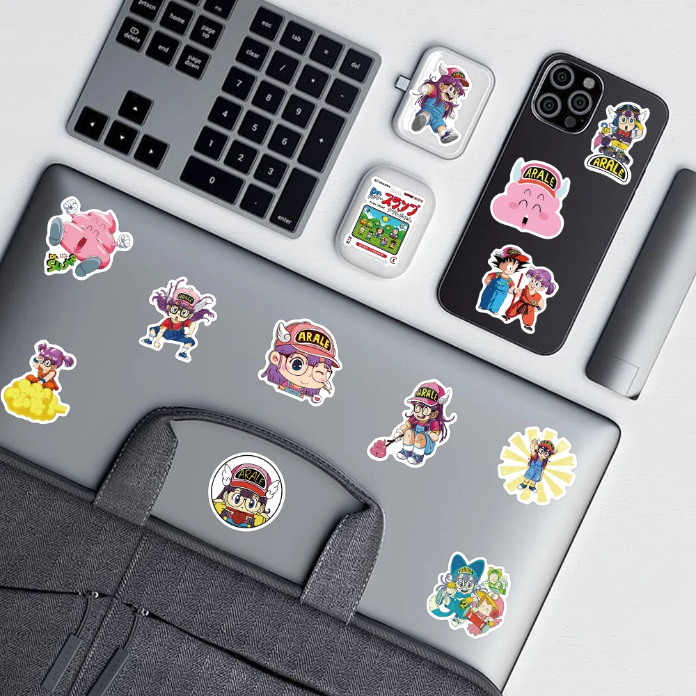 50pcs Cartoon Girls Arale Stickers Cute DIY Graffiti Decals For Kids Toys Laptop Luggage Guitar Skateboard Water Bottle Sticker