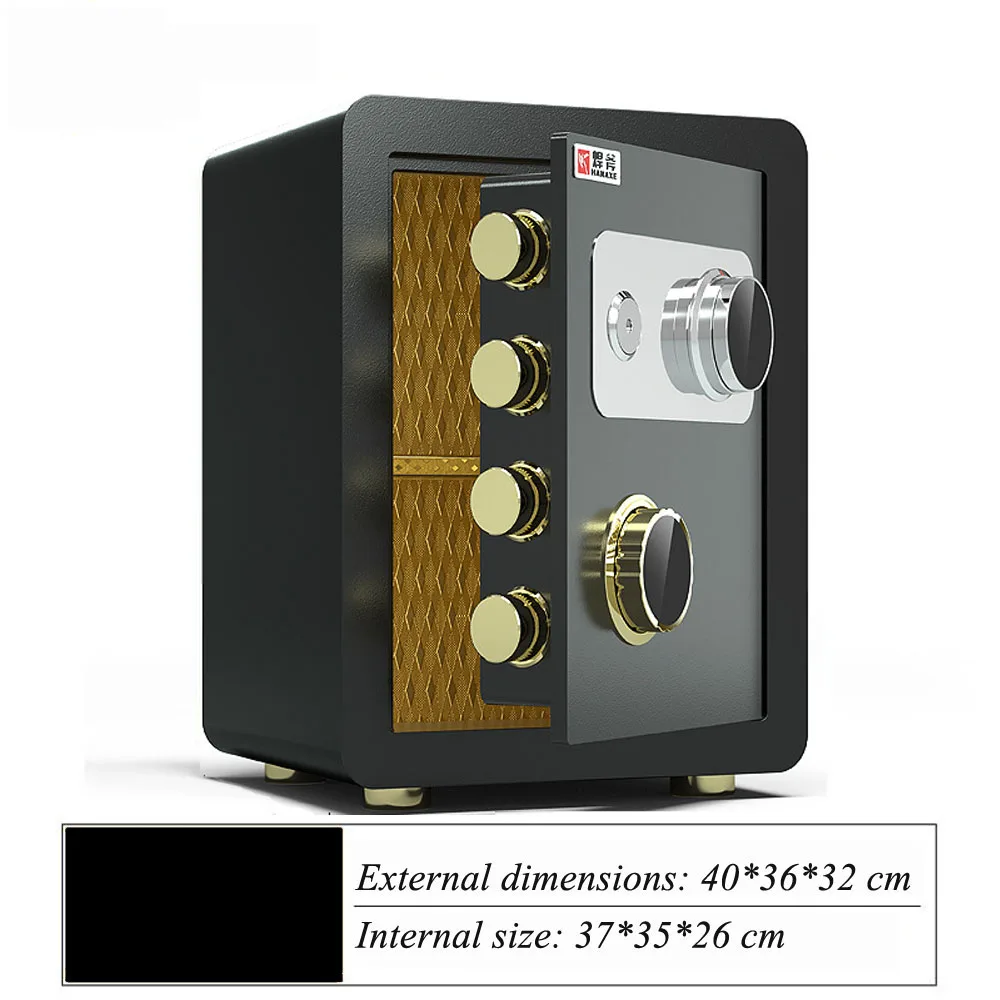 Cassetta di sicurezza banca di sicurezza in acciaio Home Office cassetta di sicurezza deposito cassaforte cassaforte cassaforte cassaforte serratura meccanica a codice