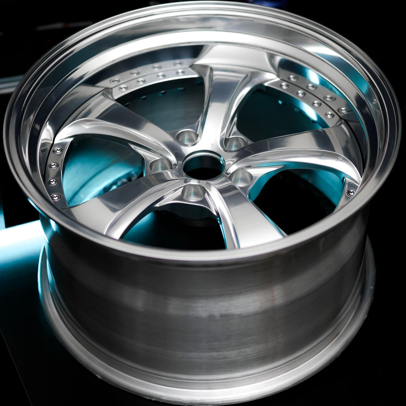 26Style Polished Deep Lip 2-Piece Forged Rim 18-20 Inch 5×114.3 For Lexus IS300 Nissan 350Z 370Z S13 R32 BMW Benz - view 3