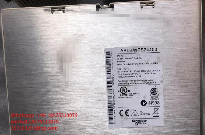 For Schneider  ABL8WPS24400 Power Switch