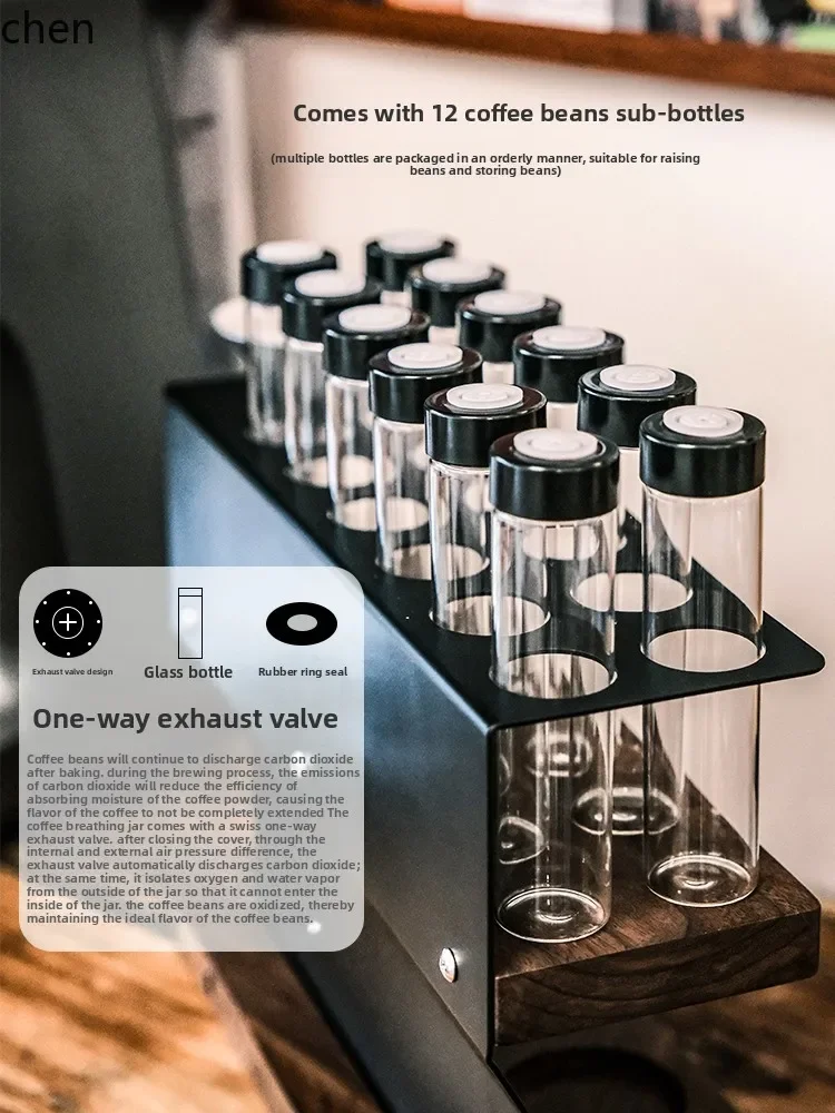 L20- Dispensing Bottle Display Rack Single Tube Sealing Can Powder Distributor Powder Press Storage Rack Coff Organizer