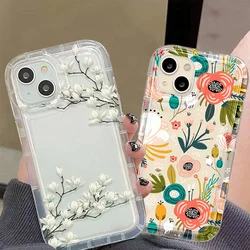 Dla Samsung Galaxy A54 Flowers Case Samsung A55 A52S A 54 A53 5G A35 A51 A34 A14 A33 A32 A15 A13 A12 A24 A71 A50 A21S Case Cover