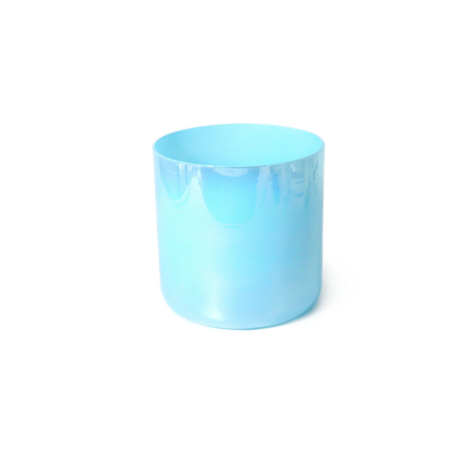 Solid Light Blue Alchemy Quartz Crystal Singing Bowl with Carry Bag Mallet O-ring Sound Healing Yoga Meditation Instrument