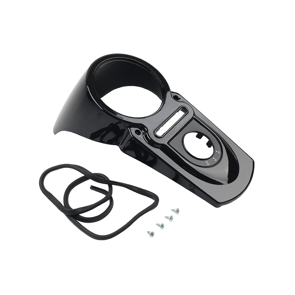 

Глянцевый черный для Harley Dyna FXDWG FXDL FXDB 2004-2023, крышка консоли для газового топливного бака мотоцикла, защита панели ABS