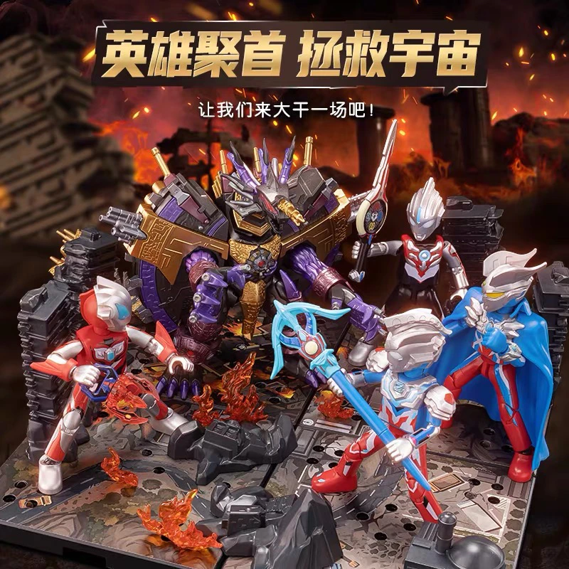 In Stock BLOKEES CLASSIC THEME VERSION Gillvalis Ultraman Zero Z Orb Geed Assembled Movable Model Bloks Group 