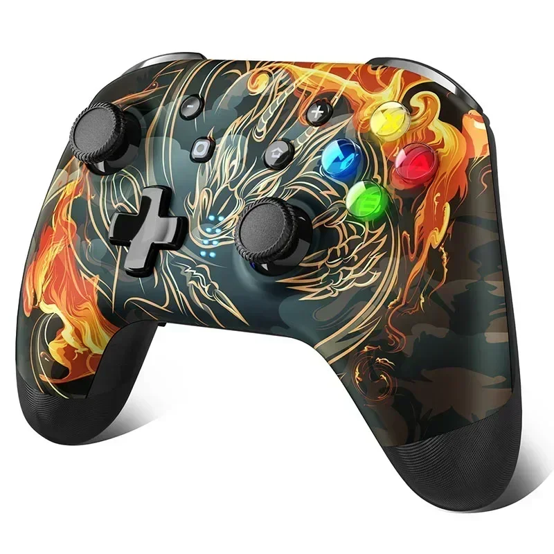 Gamepad wireless con joystick, controller di gioco Bluetooth compatibile con Nintendo Switch/PC/Smart TV/telefono, Steam Deck