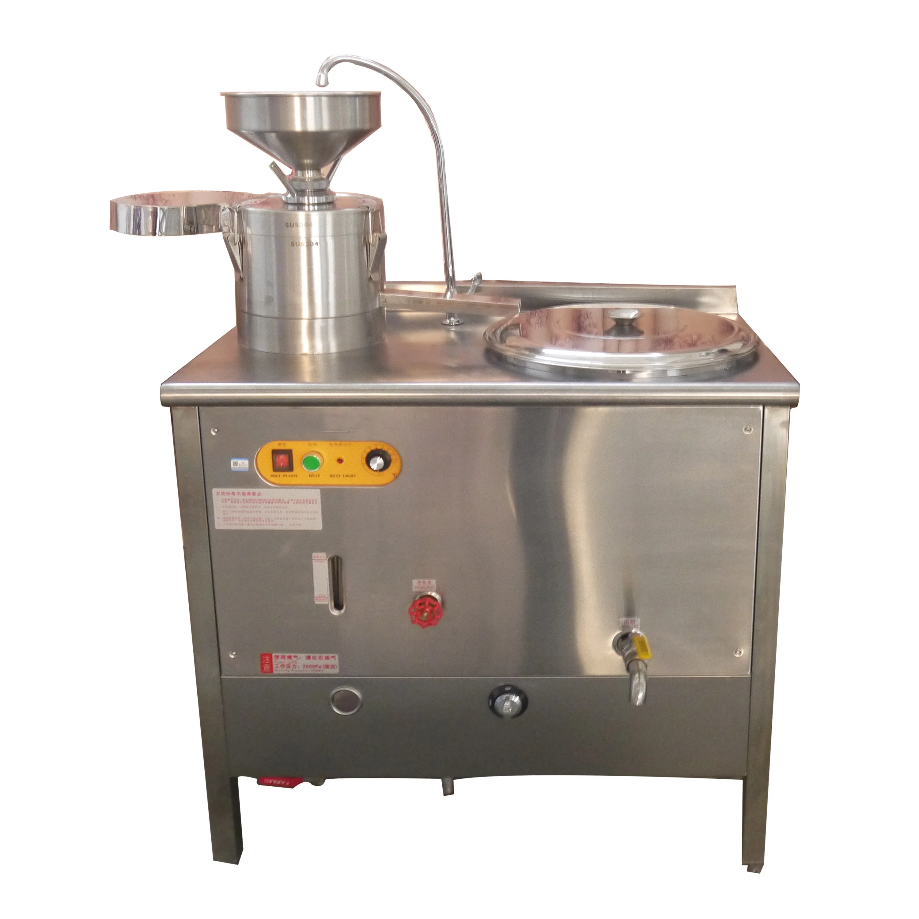 

Commercial Gas Pressure Soya Bean Milk Grinding Machine Soybean Milk Making Machine