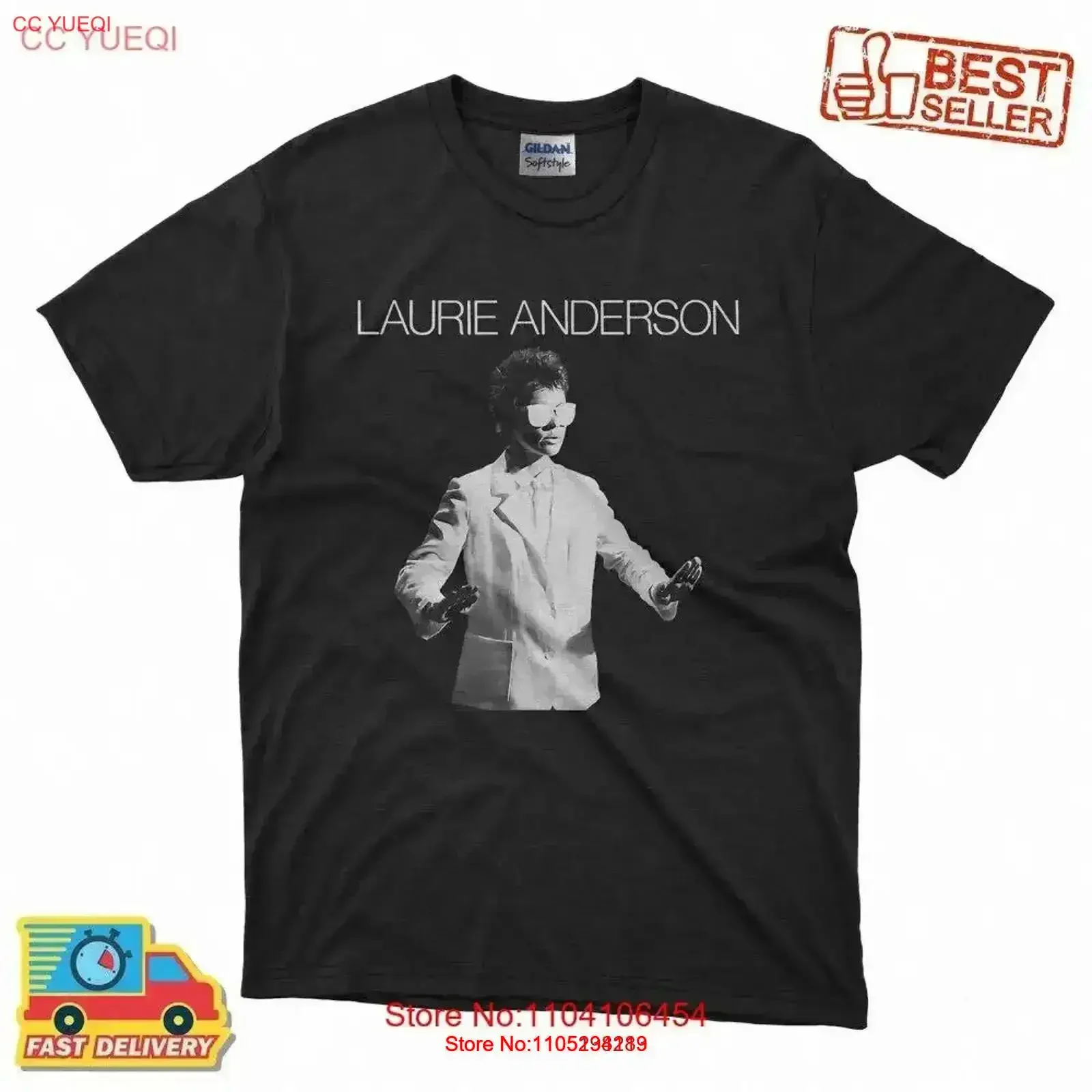 

New Limited Laurie Anderson Born Never Asked Classic T Shirt Man Woman S 5XL vintage Washed Comfortable Slightly vintage