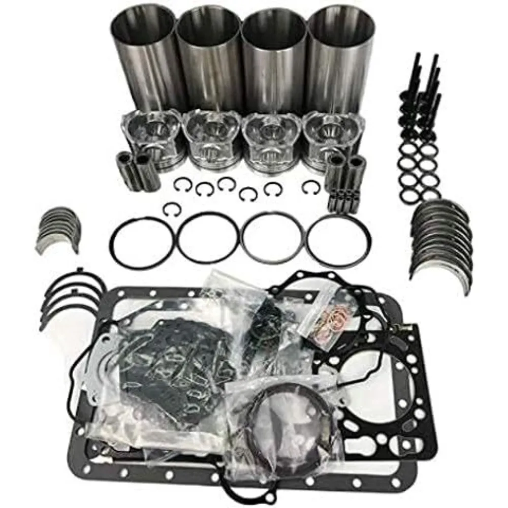

V1505 V1505D V1505T Overhaul Rebuild Kit Full Gasket Piston for Kubota Engine
