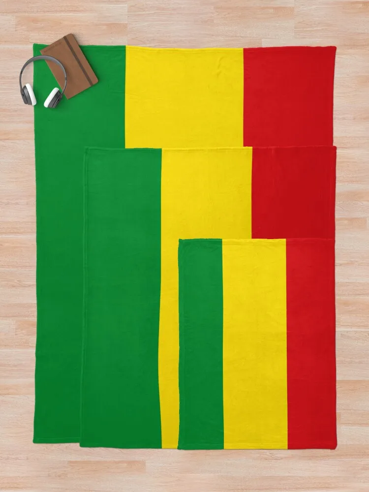 Reggae Rastafari Flag Throw Blanket Thin Wadding Blanket Soft Plush Plaid