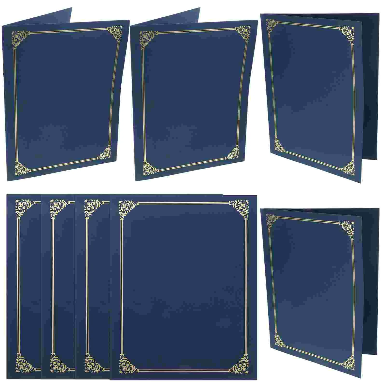 Imagem -05 - Water Proof Certificate Protector Envelopes Tampa do Cartão Paper Award Frame Titular do Documento Capas de Trabalho Baby Girl 10 Pcs