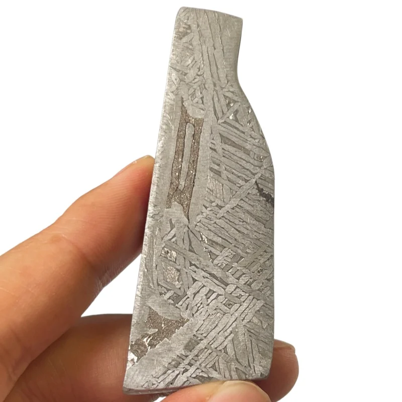 46.8g Muonionalusta Iron Meteorite Specimen Iron Meteorite Slice Natural Meteorite Material Collection - CC194