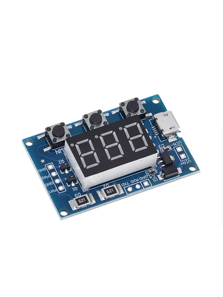 AliExpress DIYUSER Digital PWM Controller 2CH, Adjustable Duty Cycle Frequency Module with LED Display for LED Dimmer Motor Speed Fan DC 5V-24V