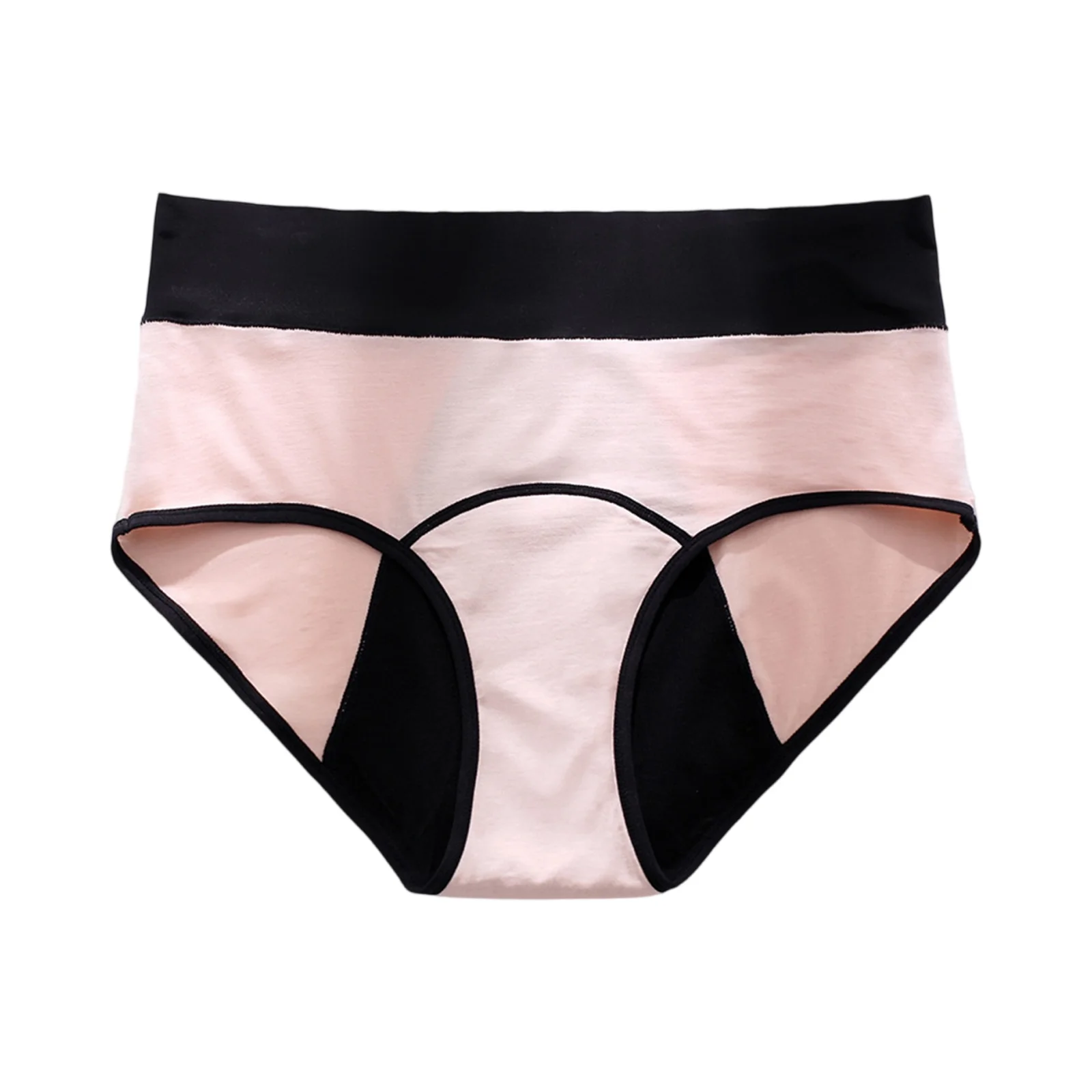 Mid Waist Women's Period Panties Breathable Leakproof Soft Stretchy Menstrual Underwear Ladies Daily Wear Sanitary Briefs image 4