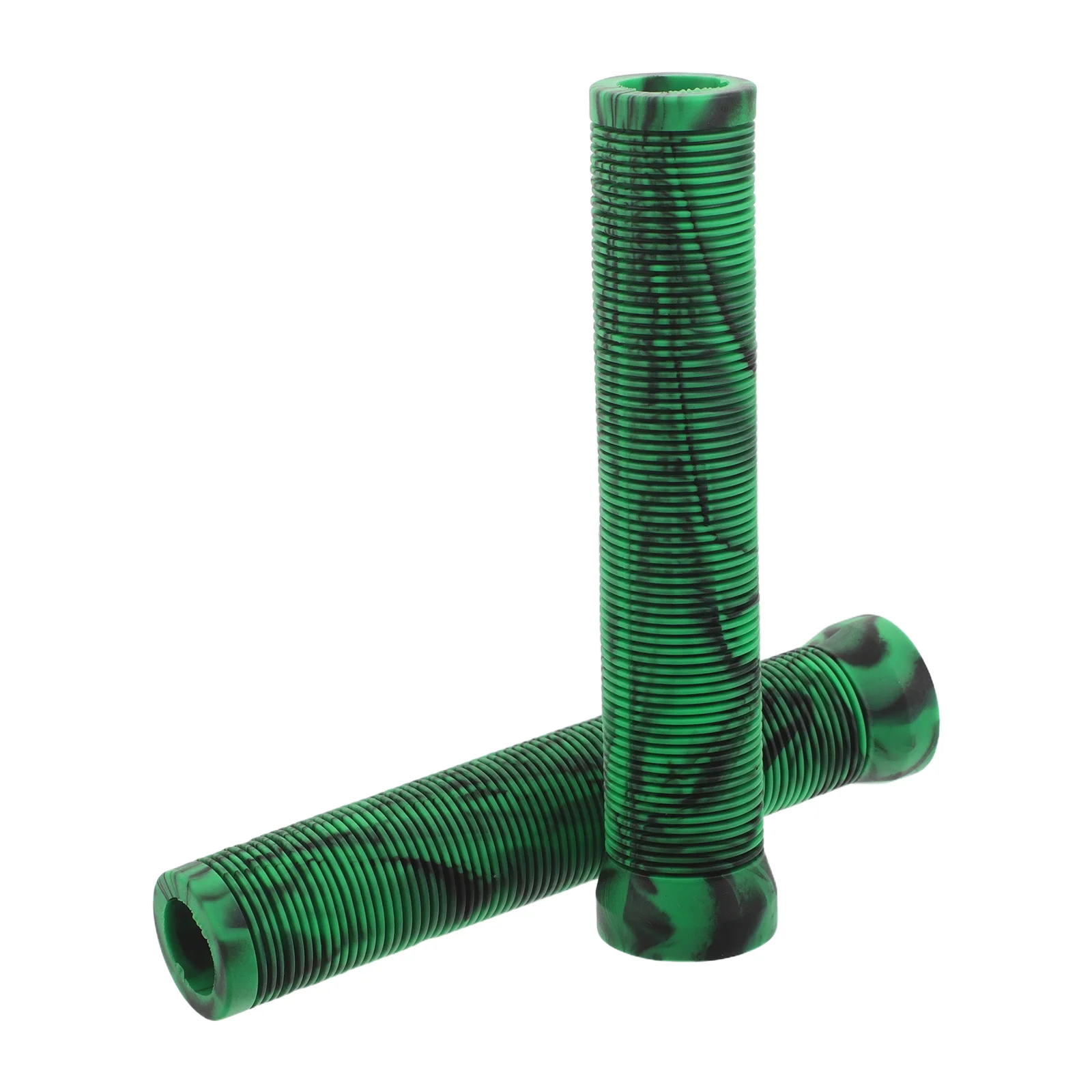 

2Pcs Rubber Bicycle Handlebar Grips Waterproof Anti Slip Textured Design for Mountain Hybrid Commuter Bike Rides Green