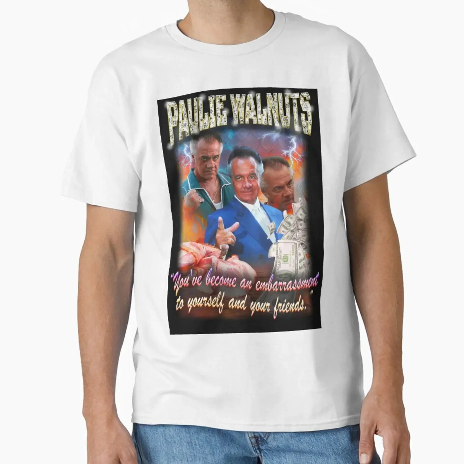 PAULIE WALNUTS designed and sold by Defsnotadumb vintage Washed Stylish streetwear Casual designer clothes Unisex Slightly Soft