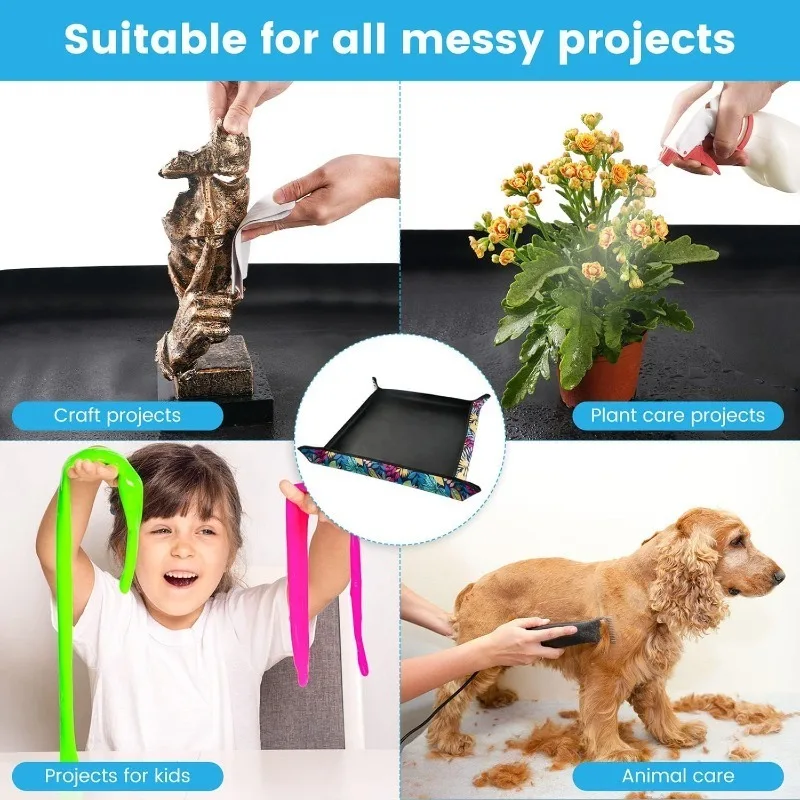 1-4PCS19.69 × 19.69 بوصة 2026 جديد مطبوعة أكسفورد البستنة حصيرة لوحة تغيير التربة ل بوتينغ وزراعة أدوات الحدائق واللوازم