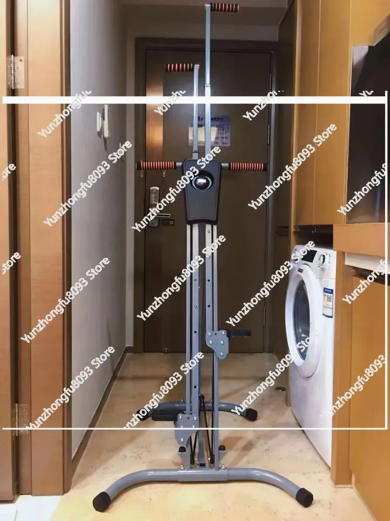 Vertical Climber Combines Resistance Training with LCD Display Universal Home Stepper Body Building Durable Exercise Climbing