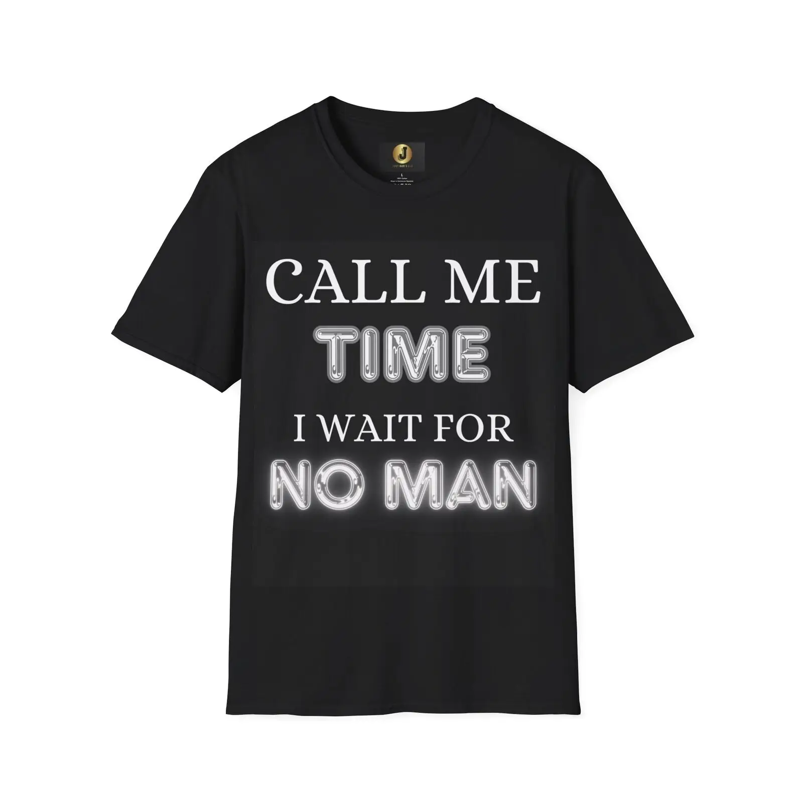 Call me time (white) - Unisex Softstyle T-Shirt