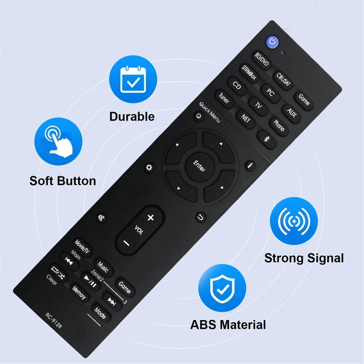 RC-912R RC-913R Replace Remote for Integra AV Receiver DRX-2 DRX-3 DRX-2.1 DRX-3.2 DRX-4 DRX-5 DRX-7 DRX-4.2 DRX-5.2