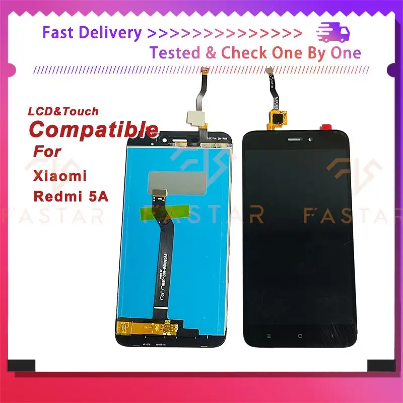 

5A 5.0"Tested For Redmi5A RedmiGO LCD Display Touch Digitizer Assembly Replacement parts Screen Redmi 5A Redmi GO lcd