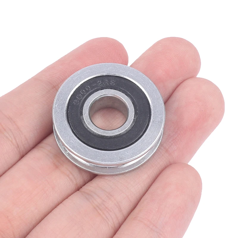 1pc U-groove Bearing Pulley With Grooved Non-Standard Concave Wheel Guide Wheel For 5mm Diameter Wire Pope/Track 10*30*8mm