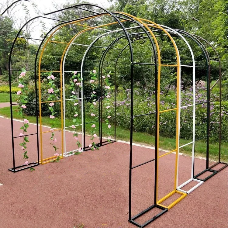 

Garden Arch For Climbing Plants Flower Vine Arch Shelf For Wedding Party Decoration Garden Yard Planter Support Rack Hold