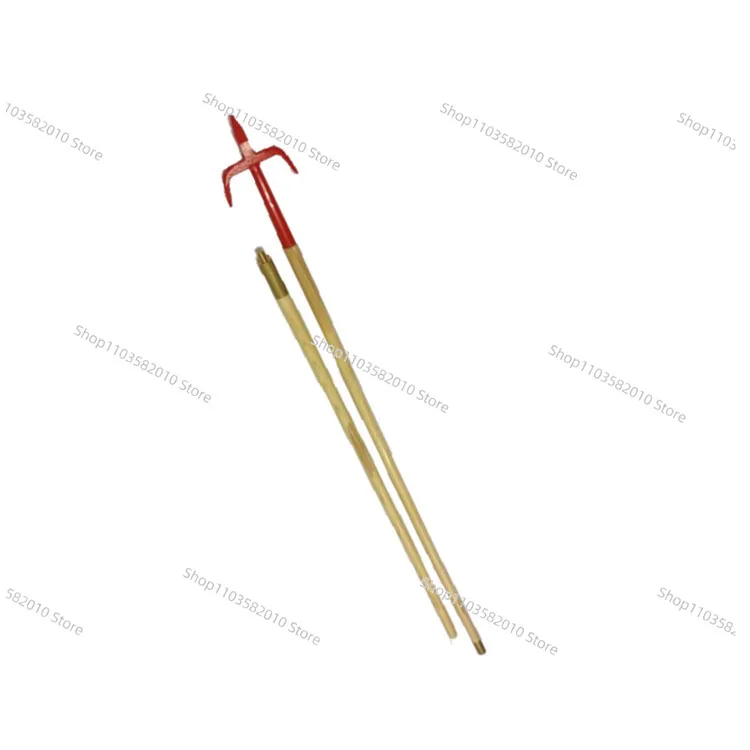 Helicopter rescue grab or wooden handle rescue hook