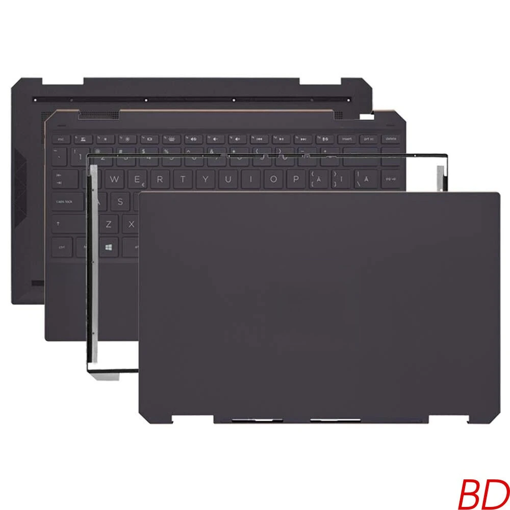Spectre X360 13-AW TPN-Q225 For HP LCD Back Cover Palmrest Bottom Case Shell