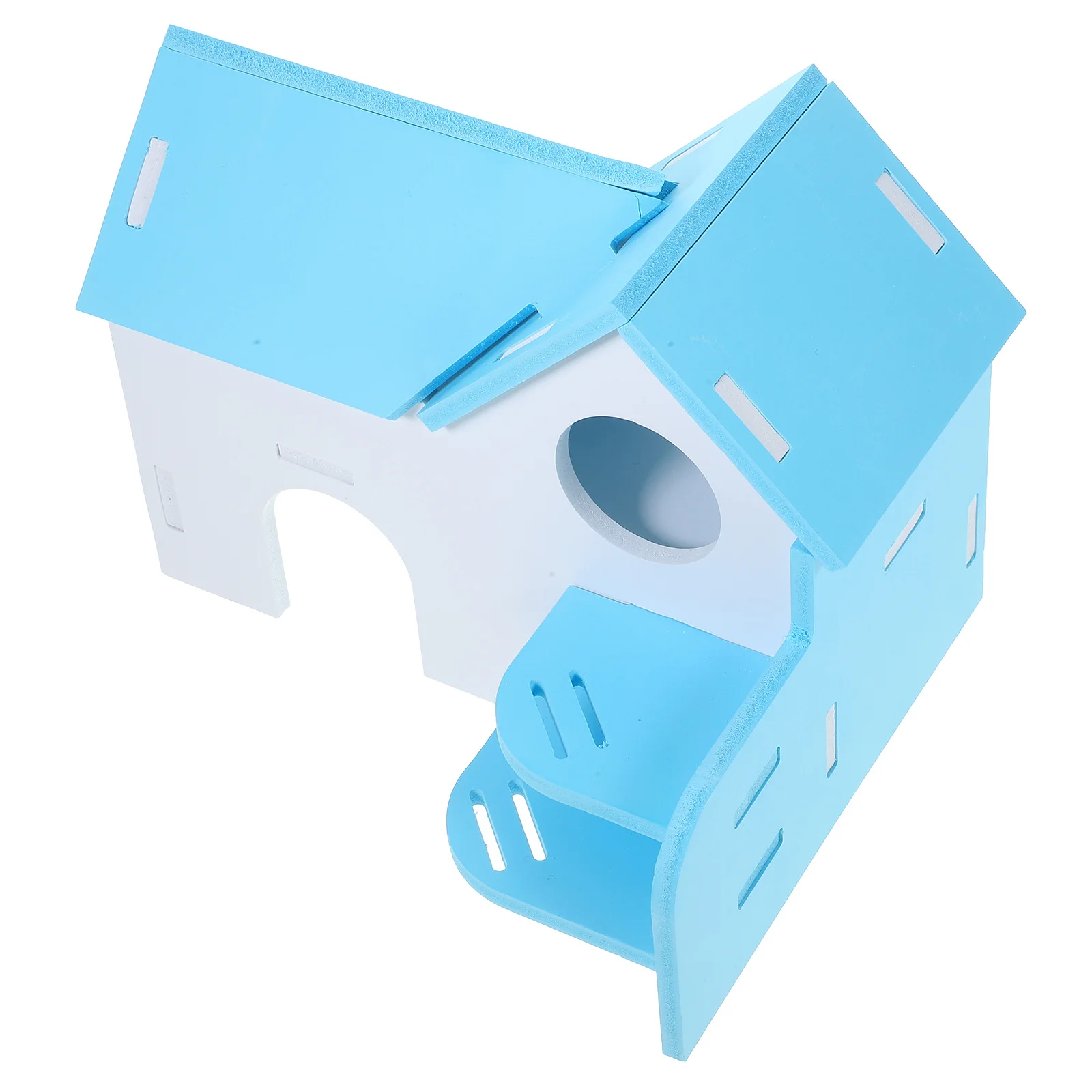 

Colorful Small Pet Nest For Hamster Rabbit Rat Chinchilla Cute Villa Hideout Warm Safe Smooth Edges Animal Cage