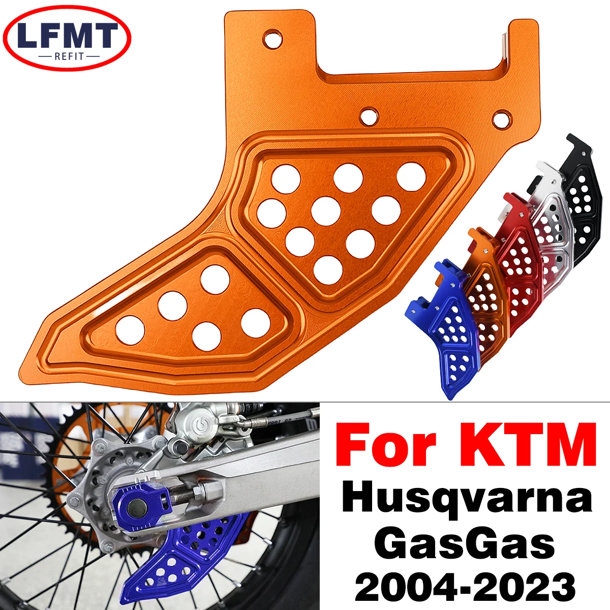 

For KTM EXC EXCF XC XCW SX SXF XCF XCFW 150 250 300 350 450 500 Motorcycle Rear Brake Disc Guard Protector Husqvarna 2004-2023