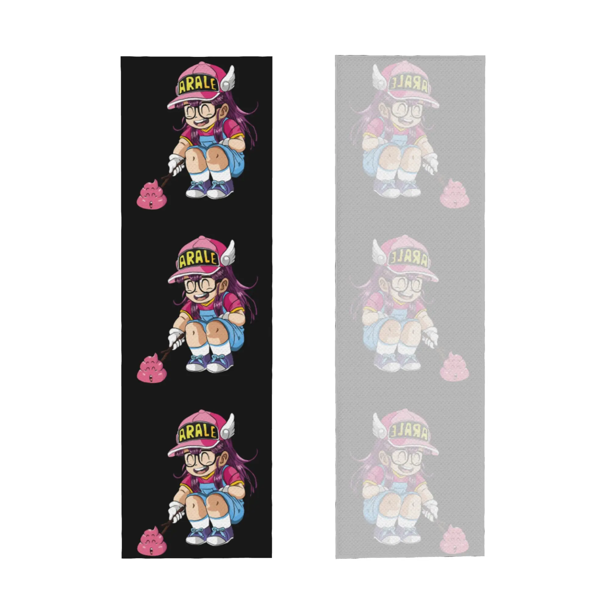 Arare Arale Purple Dr Slump Cold Exercise Towel Face Towel Quick Dry  Yoga Breathable Cold Towel