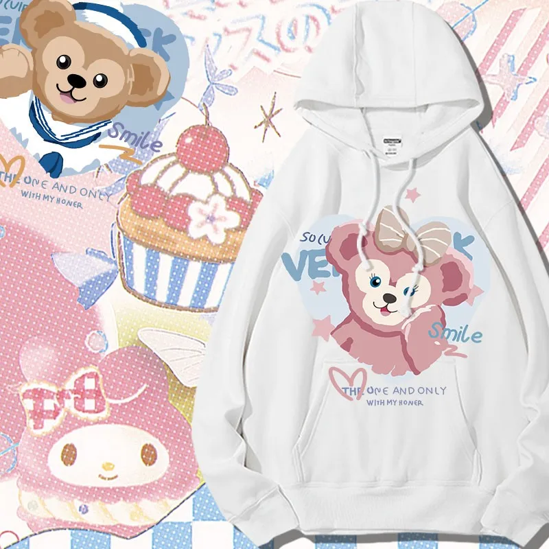 Disney Peripheral Hoodie Inna Belle Star Delu Girls Clothes Love Print Little Coat